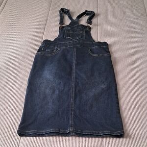 Mainstreet Exchange Girls Denim Overall Dress,  Size 10